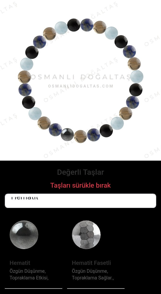 Özel Tasarım Elastik Misineli - 27 Taş - Özel Tasarım Görseli