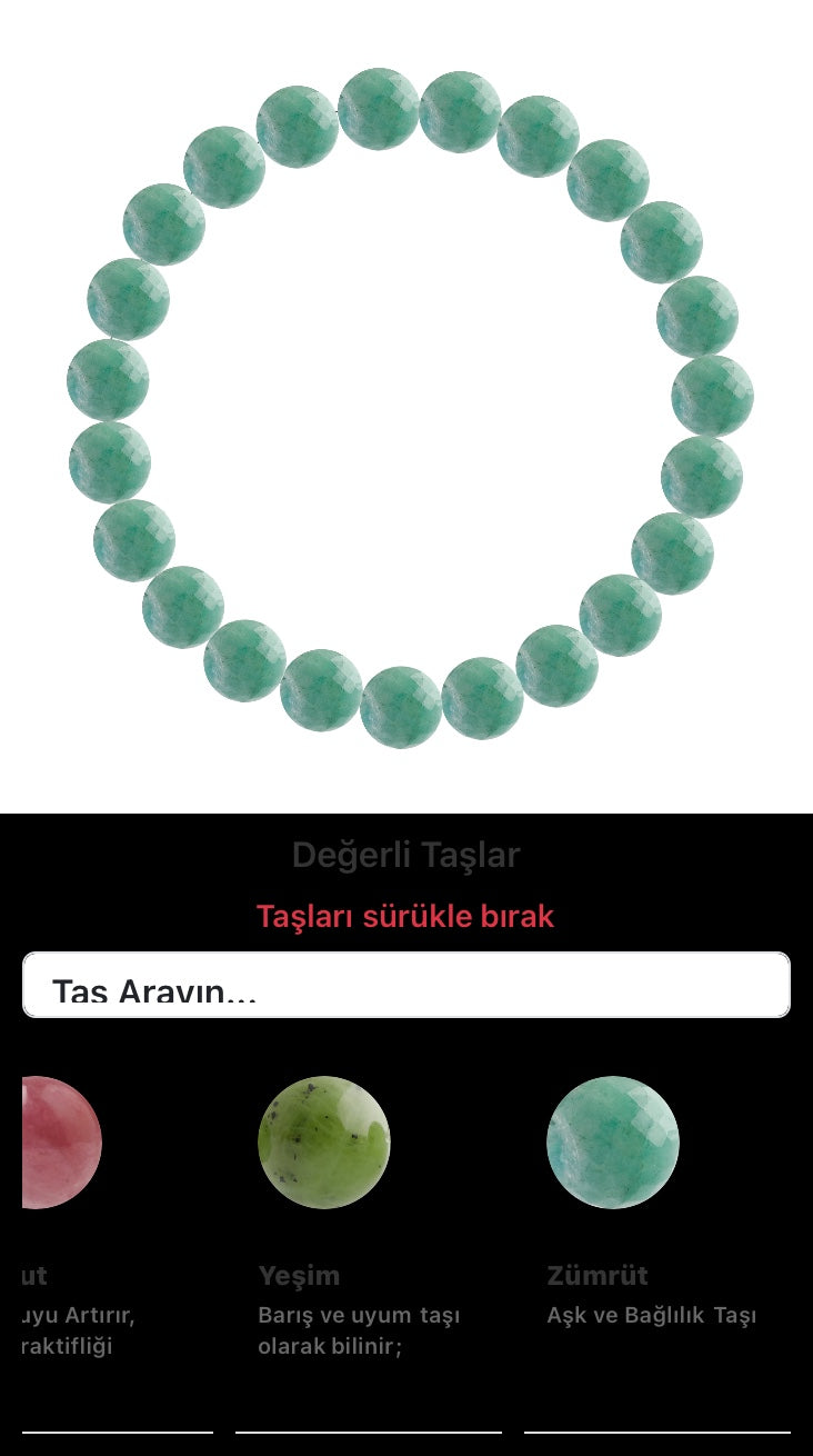 Özel Tasarım Elastik Misineli - 23 Taş - Özel Tasarım Görseli