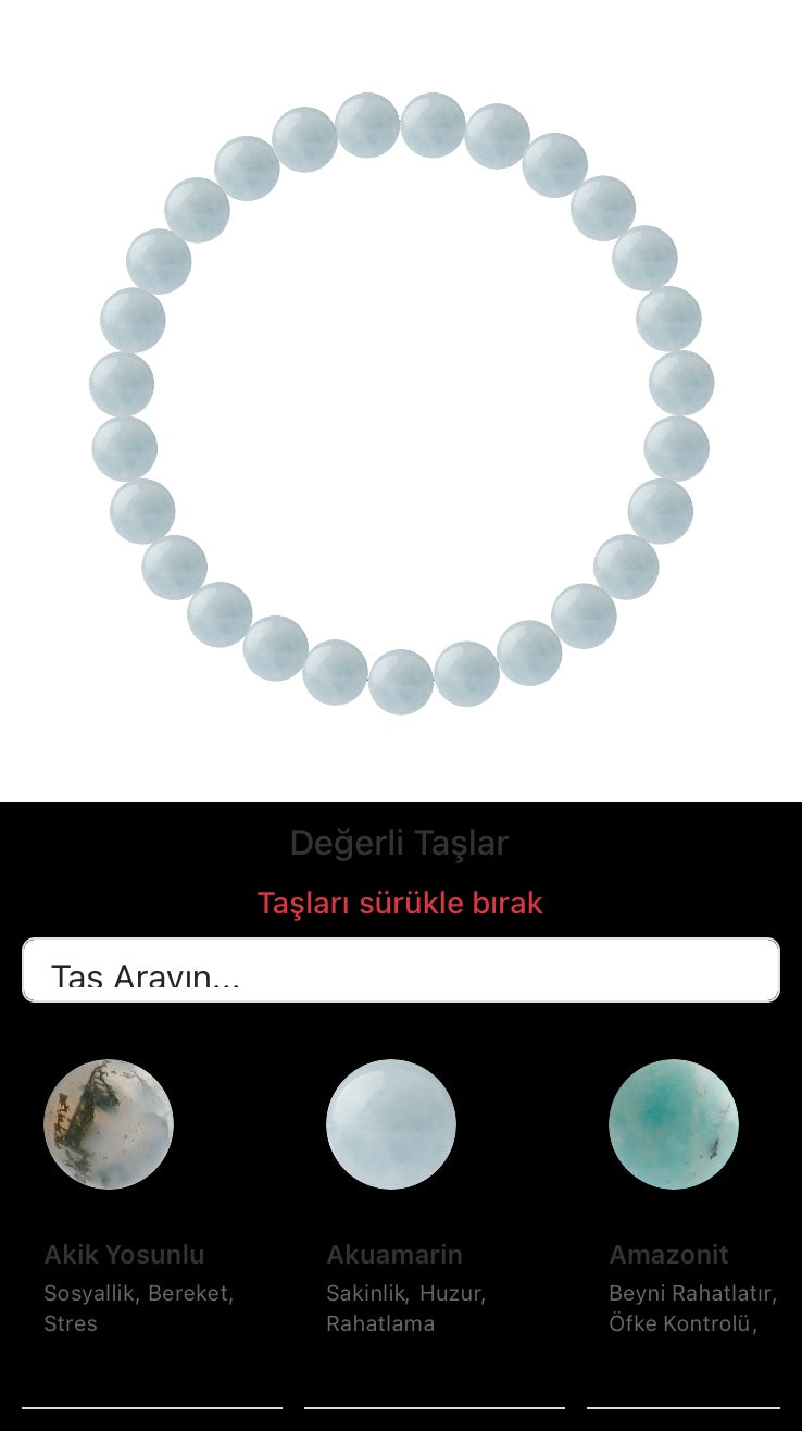 Özel Tasarım Elastik Misineli - 27 Taş - Özel Tasarım Görseli