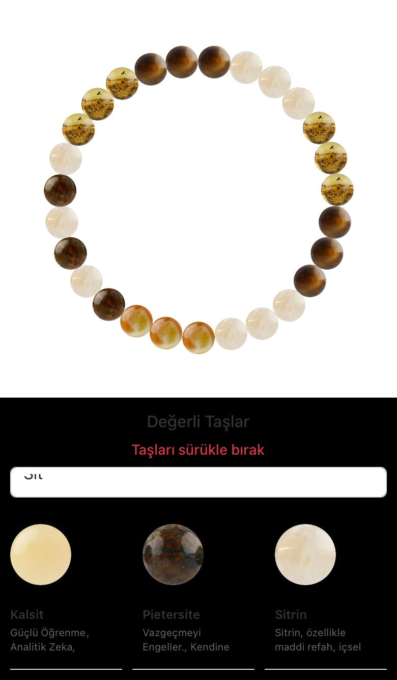 Özel Tasarım Elastik Misineli - 27 Taş - Özel Tasarım Görseli