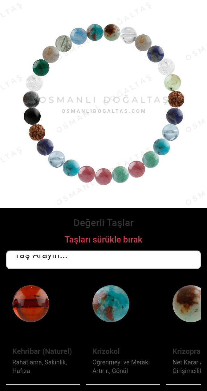 Özel Tasarım Elastik Misineli - 27 Taş - Özel Tasarım Görseli