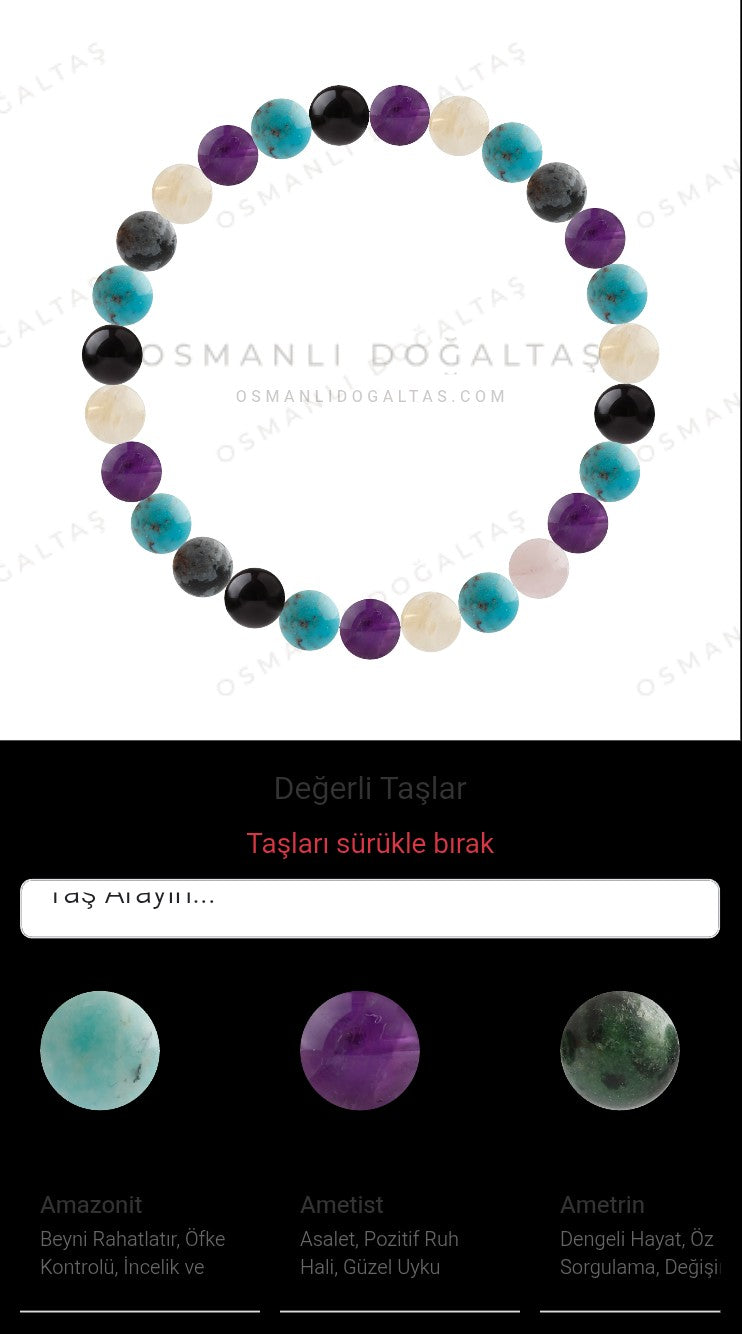 Özel Tasarım Elastik Misineli - 27 Taş - Özel Tasarım Görseli
