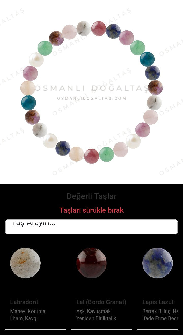 Özel Tasarım Elastik Misineli - 27 Taş - Özel Tasarım Görseli