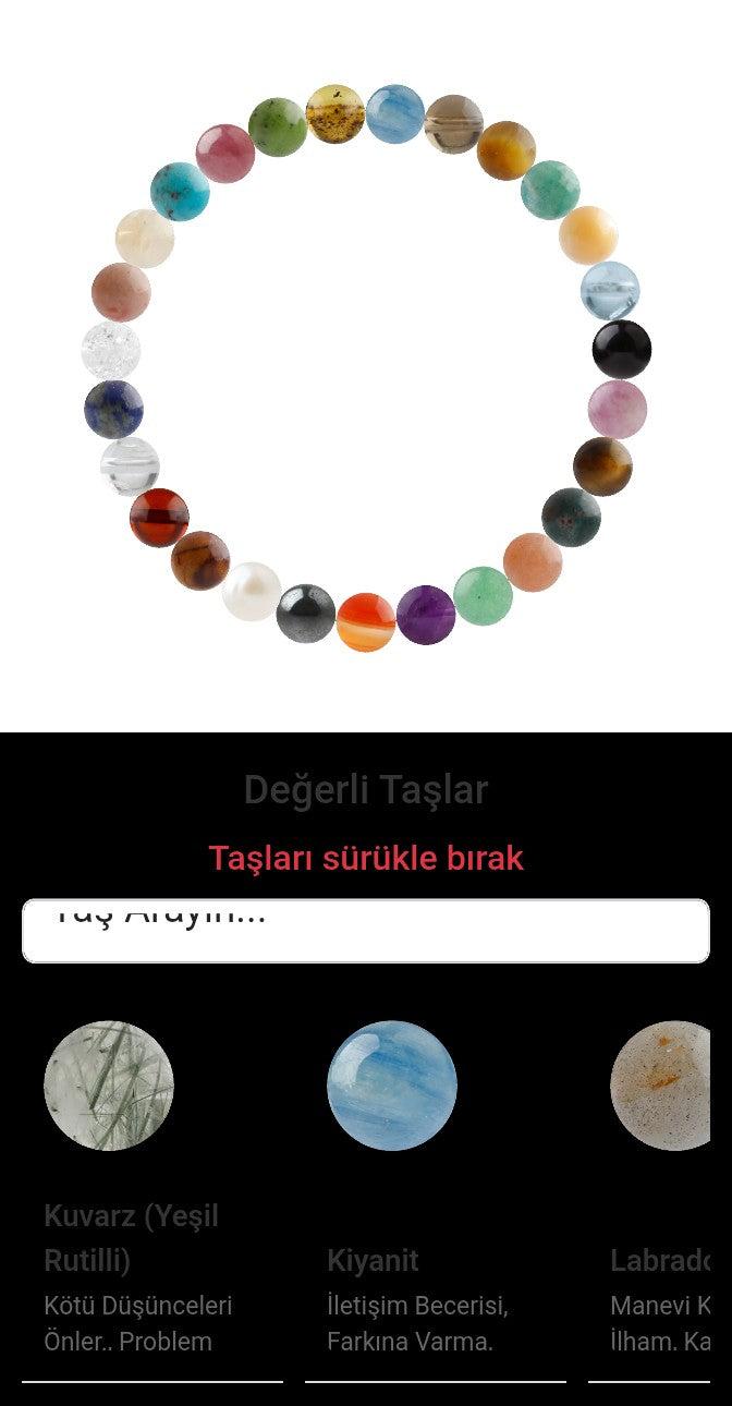 Özel Tasarım Elastik Misineli - 27 Taş - Özel Tasarım Görseli