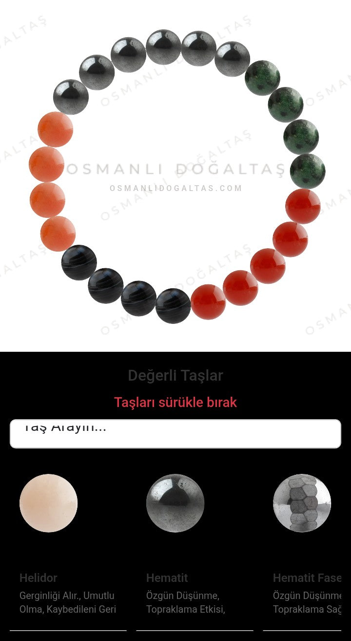 Özel Tasarım Elastik Misineli - 23 Taş - Özel Tasarım Görseli