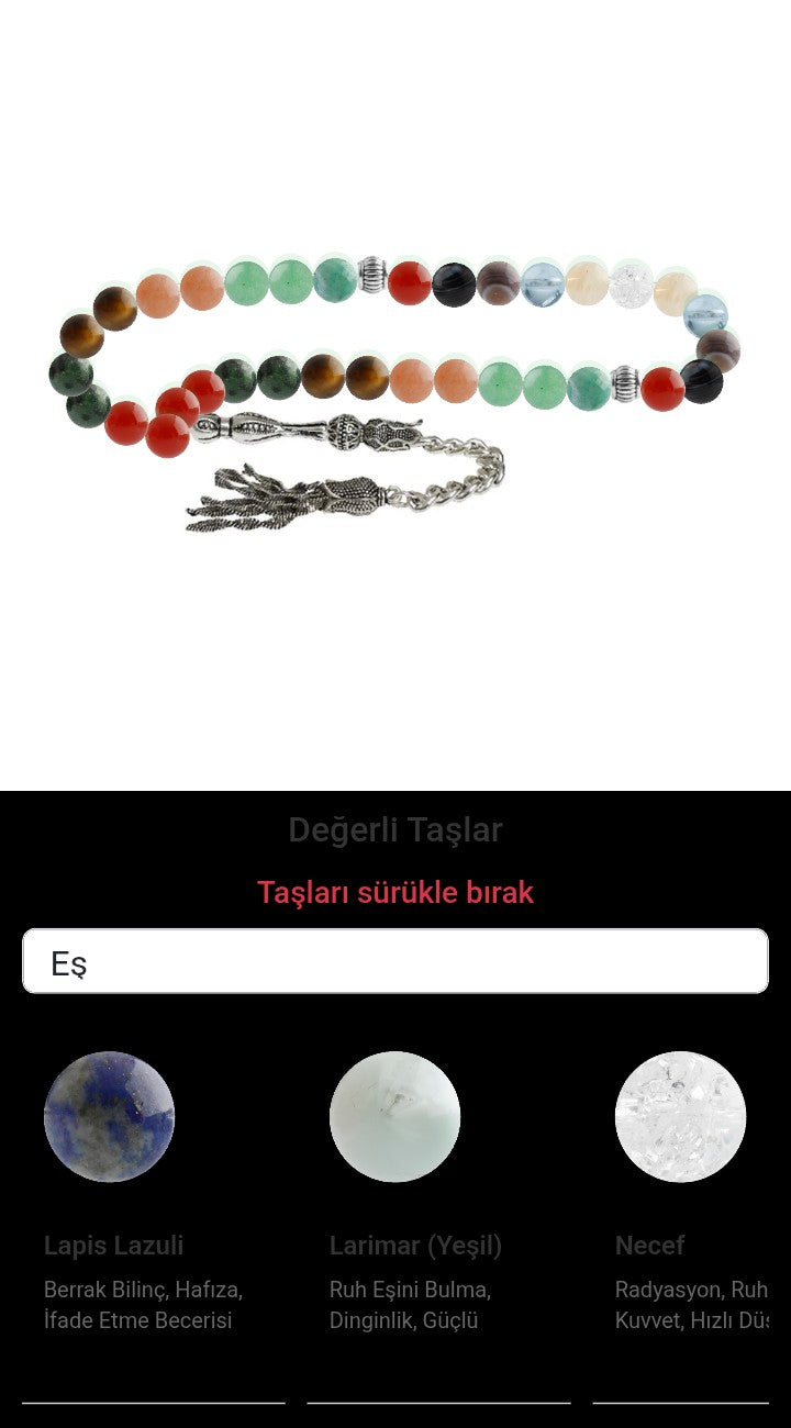 Özel Tasarım Tesbih - 33 Taş - Özel Tasarım Görseli