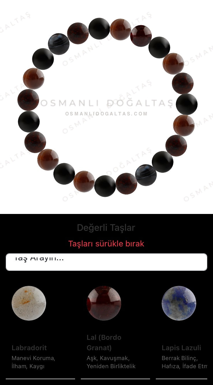 Özel Tasarım Elastik Misineli - 23 Taş - Özel Tasarım Görseli