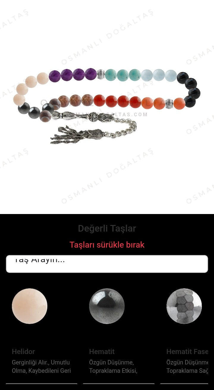 Özel Tasarım Tesbih - 33 Taş - Özel Tasarım Görseli