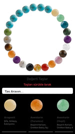 Özel Tasarım Elastik Misineli - 25 Taş - Özel Tasarım Görseli