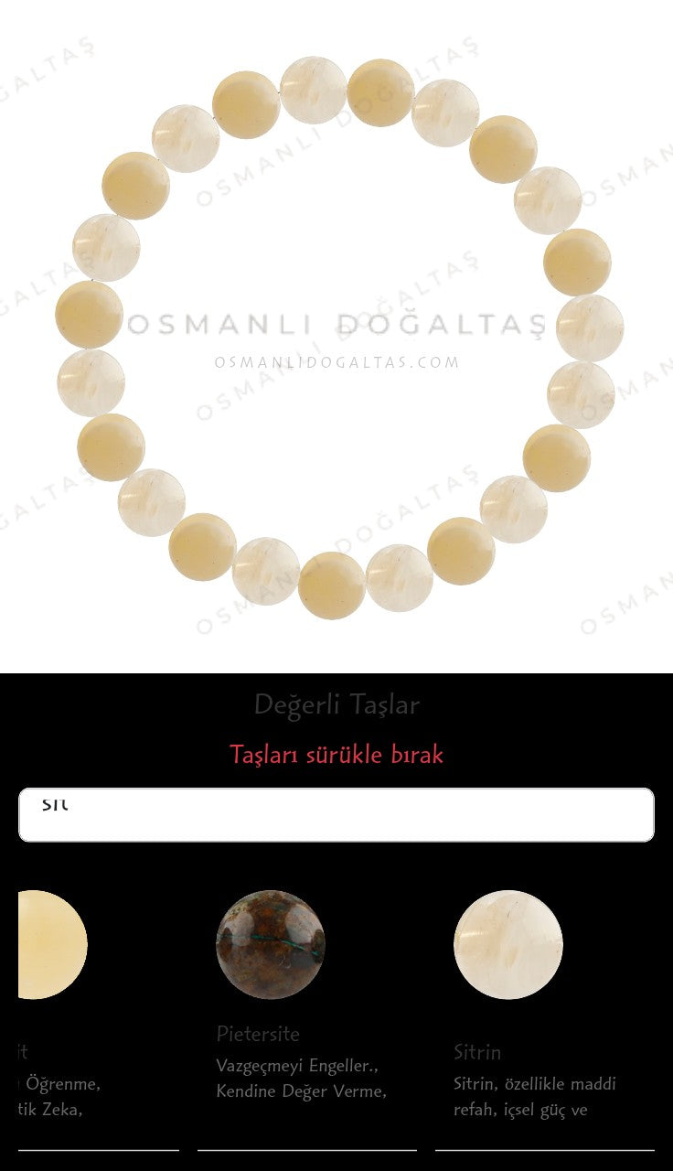 Özel Tasarım Elastik Misineli - 23 Taş - Özel Tasarım Görseli