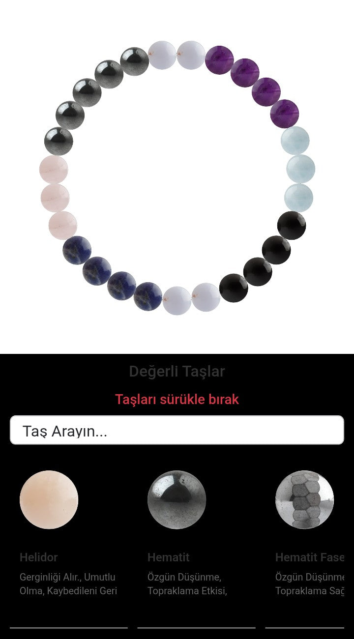 Özel Tasarım Elastik Misineli - 27 Taş - Özel Tasarım Görseli
