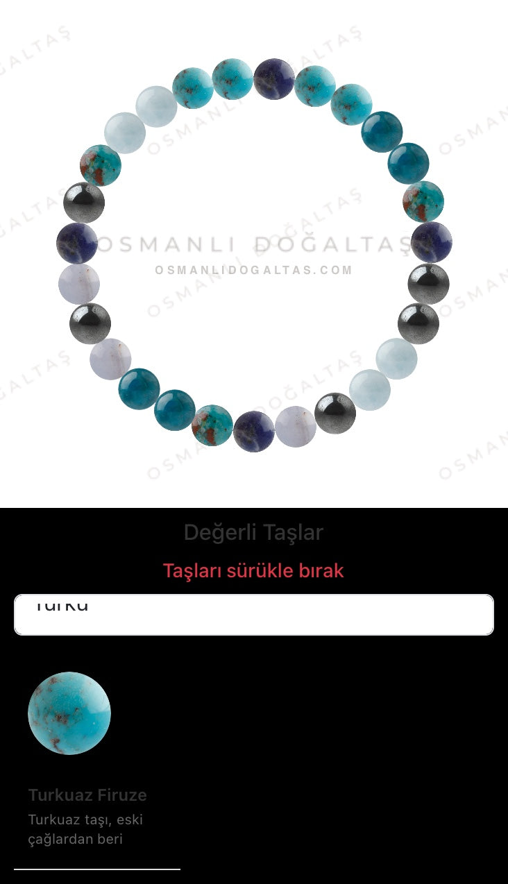 Özel Tasarım Elastik Misineli - 27 Taş - Özel Tasarım Görseli
