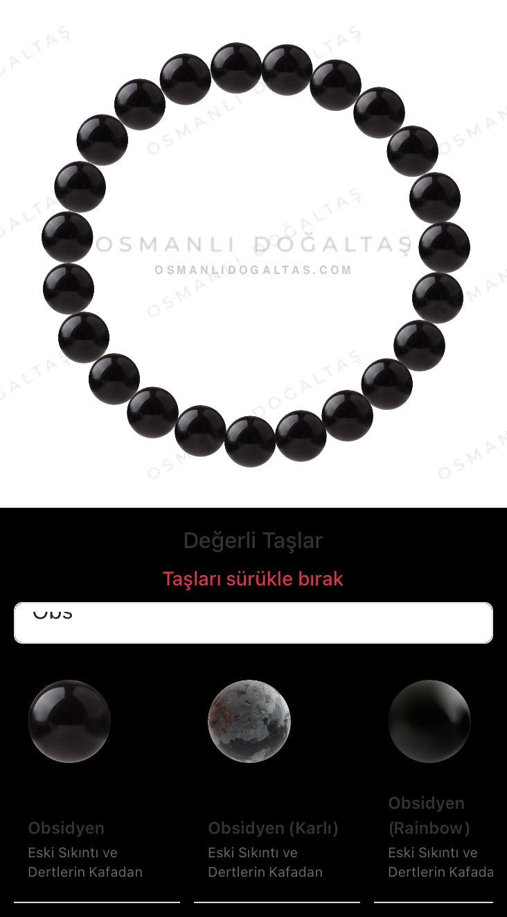 Özel Tasarım Elastik Misineli - 23 Taş - Özel Tasarım Görseli
