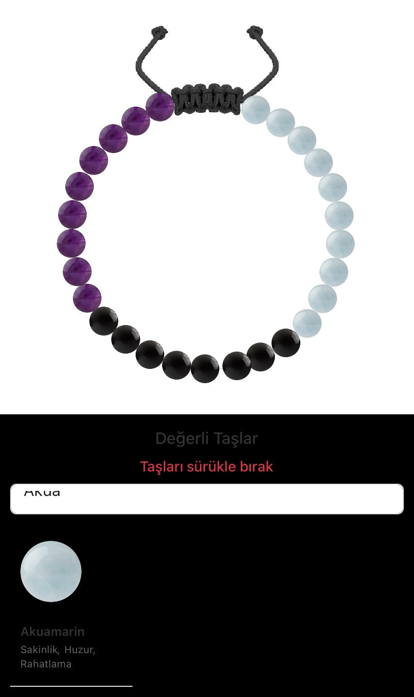 Özel Tasarım Merdiven Kapama Bileklik - 27 Taş - Özel Tasarım Görseli