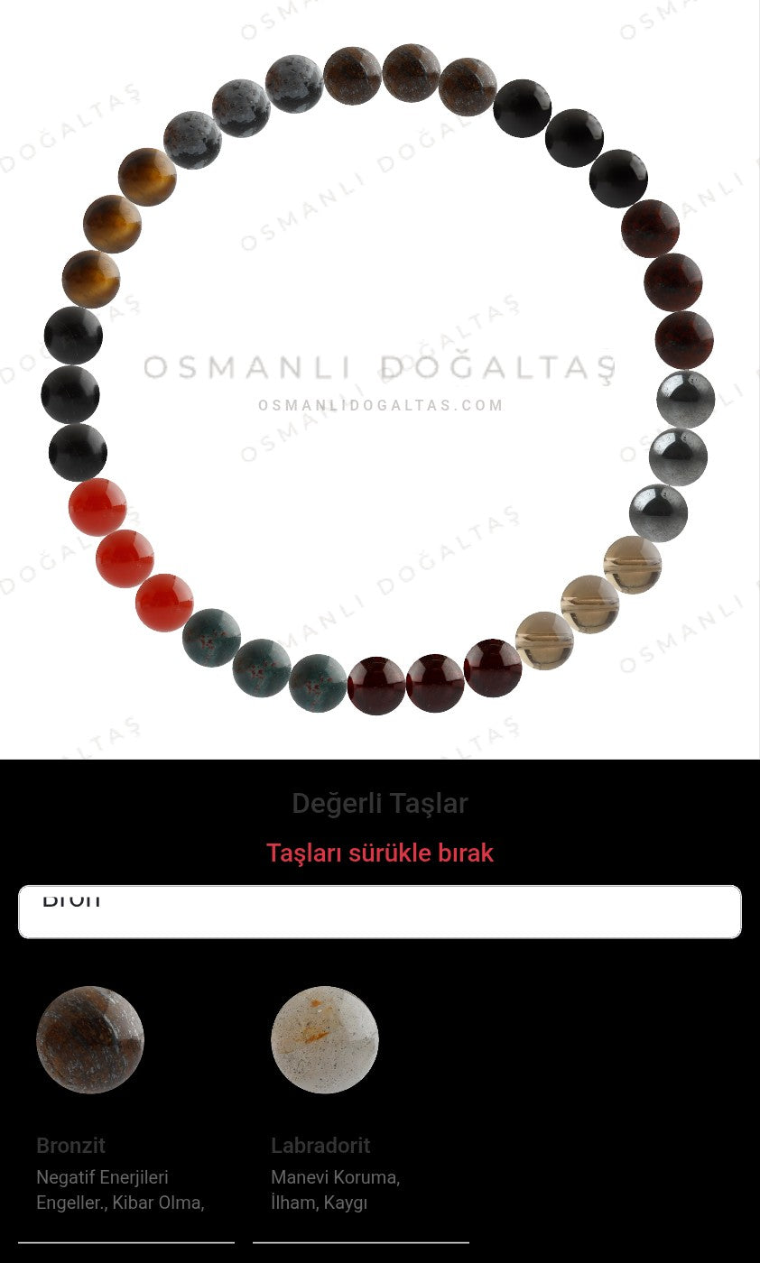 Özel Tasarım Elastik Misineli - 33 Taş - Özel Tasarım Görseli