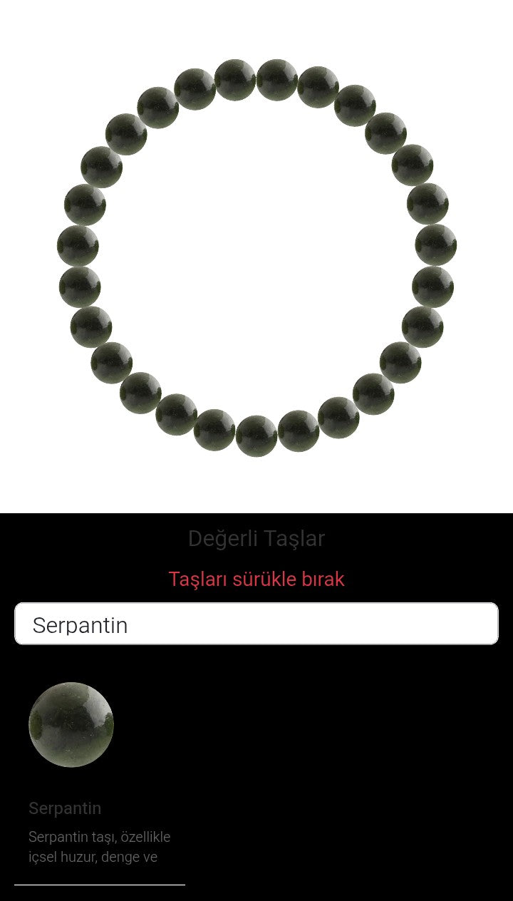 Özel Tasarım Elastik Misineli - 27 Taş - Özel Tasarım Görseli