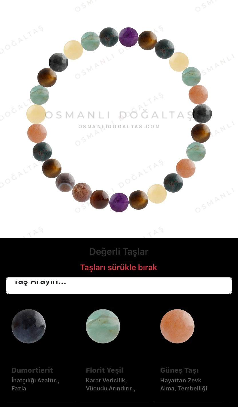Özel Tasarım Elastik Misineli - 27 Taş - Özel Tasarım Görseli