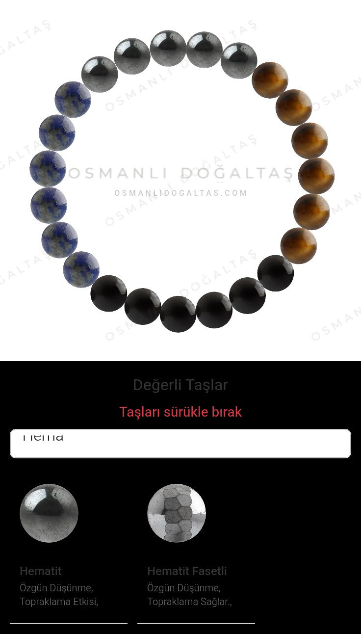 Özel Tasarım Elastik Misineli - 23 Taş - Özel Tasarım Görseli