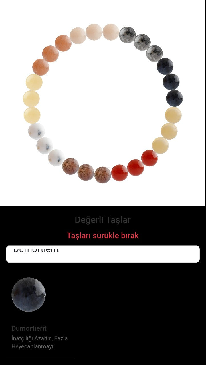 Özel Tasarım Elastik Misineli - 27 Taş - Özel Tasarım Görseli