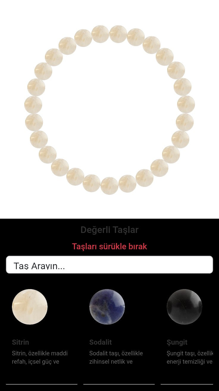 Özel Tasarım Elastik Misineli - 27 Taş - Özel Tasarım Görseli