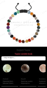 Özel Tasarım Merdiven Kapama Bileklik - 27 Taş - Özel Tasarım Görseli