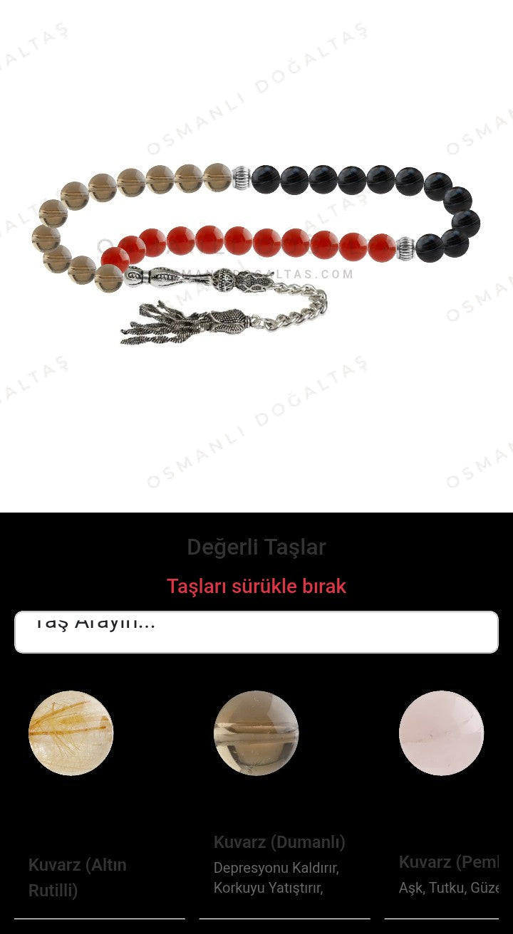 Özel Tasarım Tesbih - 33 Taş - Özel Tasarım Görseli