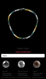 Özel Tasarım Kolye - 62 Taş - Özel Tasarım Görseli