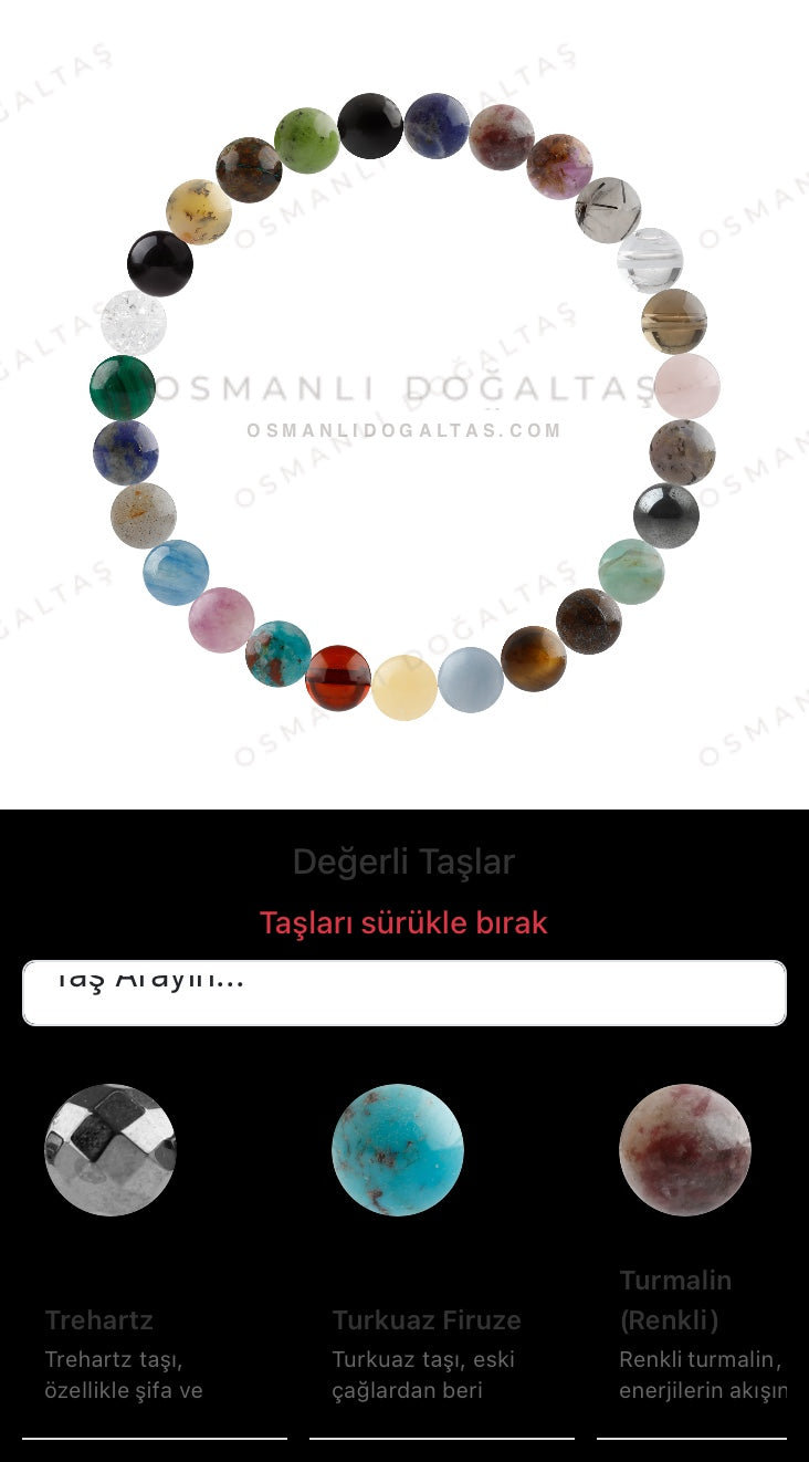 Özel Tasarım Elastik Misineli - 27 Taş - Özel Tasarım Görseli