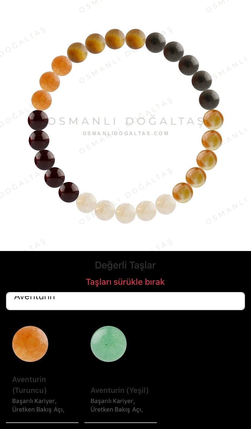 Özel Tasarım Elastik Misineli - 27 Taş - Özel Tasarım Görseli