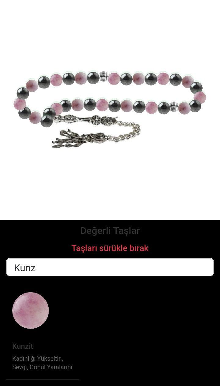 Özel Tasarım Tesbih - 33 Taş - Özel Tasarım Görseli