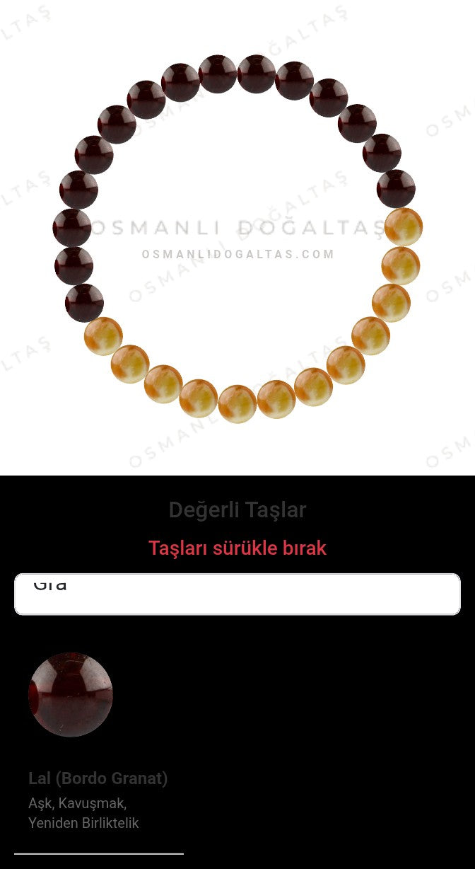 Özel Tasarım Elastik Misineli - 27 Taş - Özel Tasarım Görseli