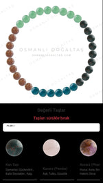 Özel Tasarım Elastik Misineli - 33 Taş - Özel Tasarım Görseli