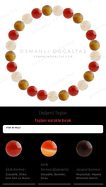 Özel Tasarım Elastik Misineli - 25 Taş - Özel Tasarım Görseli