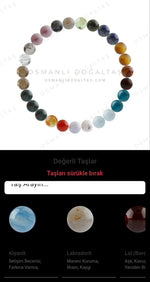 Özel Tasarım Elastik Misineli - 27 Taş - Özel Tasarım Görseli