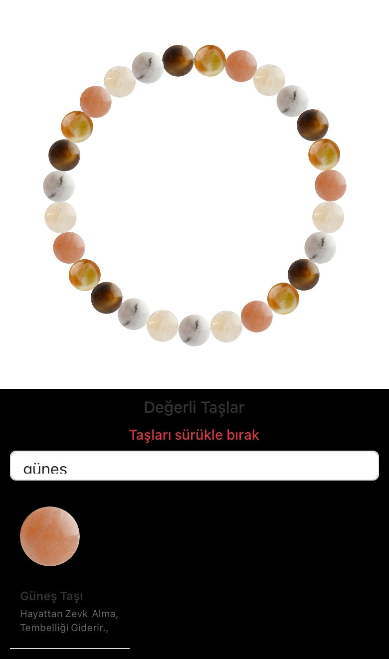 Özel Tasarım Elastik Misineli - 27 Taş - Özel Tasarım Görseli