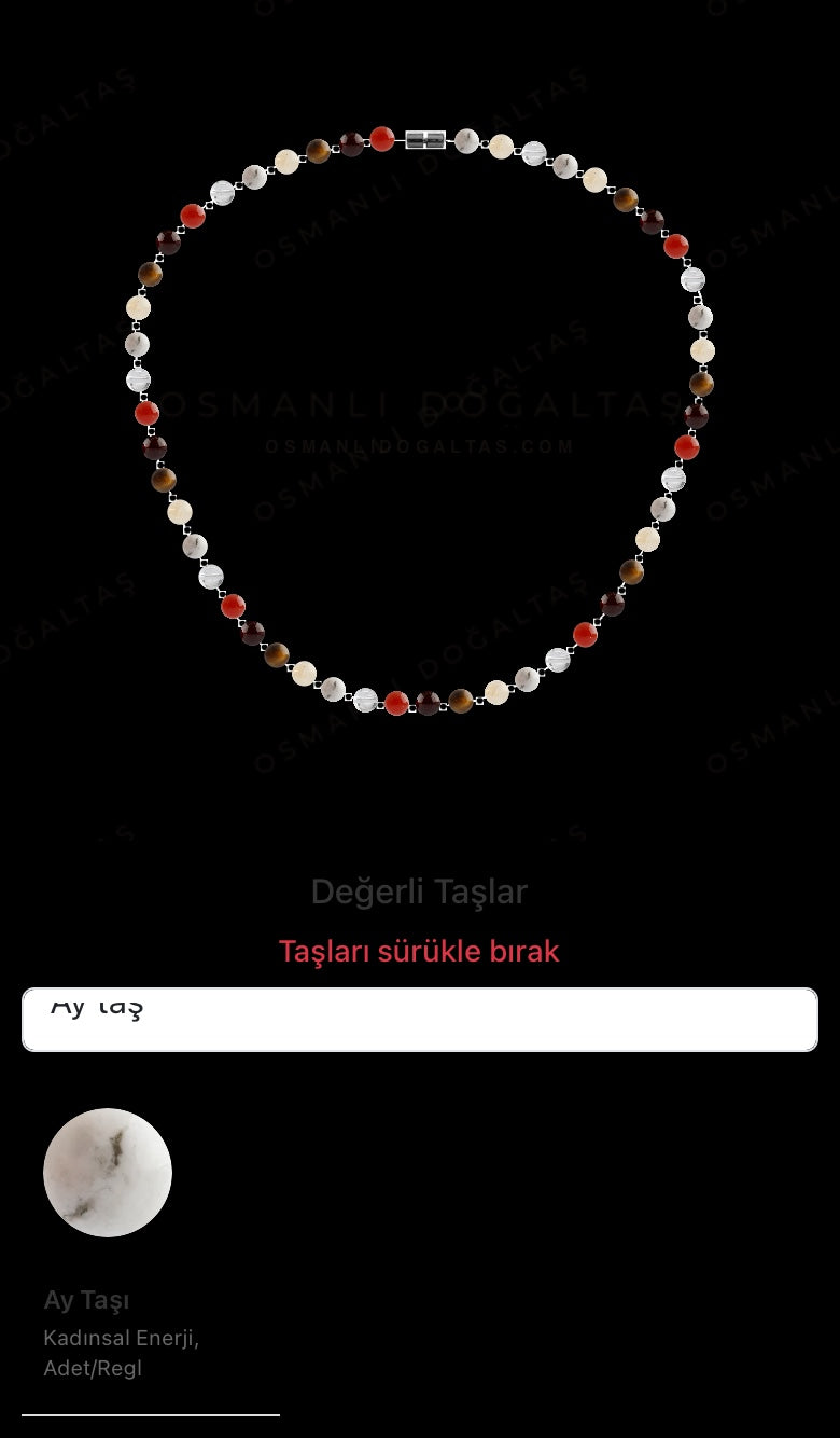 Özel Tasarım Kolye - 50 Taş - Özel Tasarım Görseli