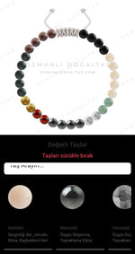 Özel Tasarım Merdiven Kapama Bileklik - 30 Taş - Özel Tasarım Görseli