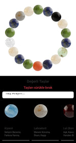 Özel Tasarım Elastik Misineli - 18 Taş - Özel Tasarım Görseli