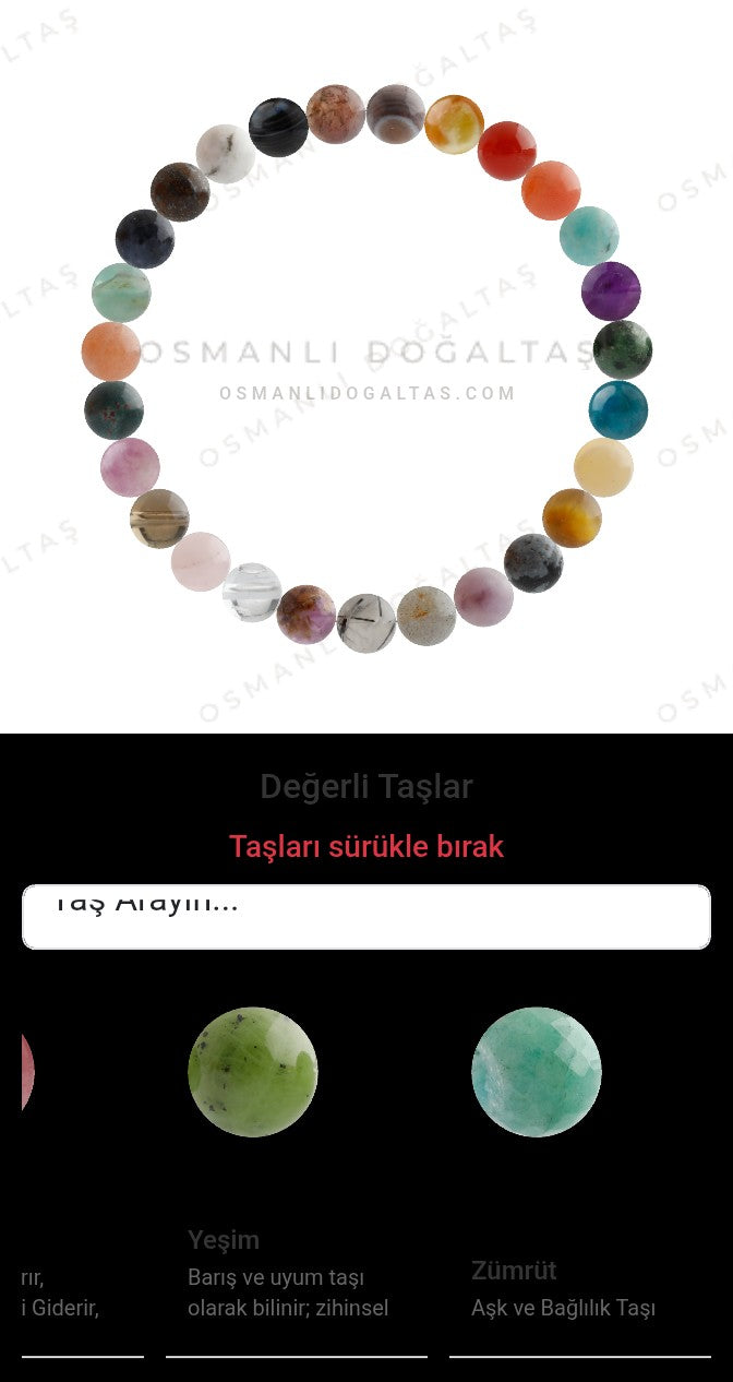 Özel Tasarım Elastik Misineli - 27 Taş - Özel Tasarım Görseli
