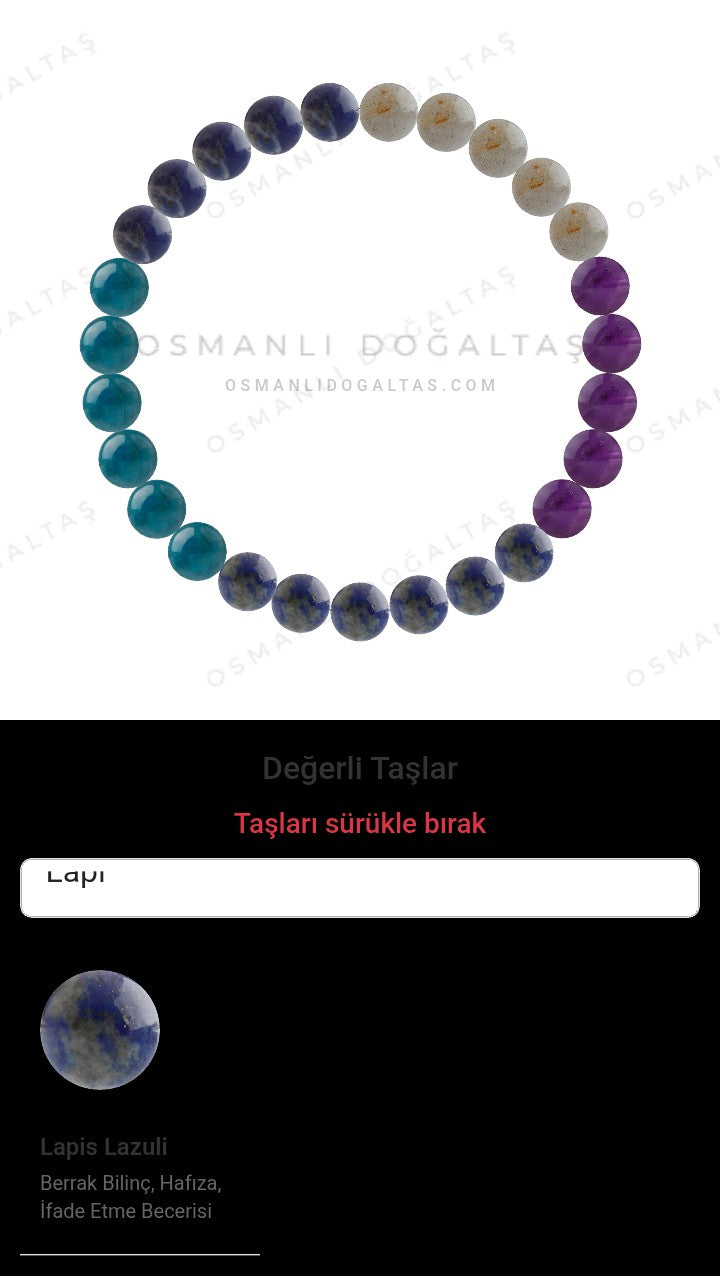 Özel Tasarım Elastik Misineli - 27 Taş - Özel Tasarım Görseli