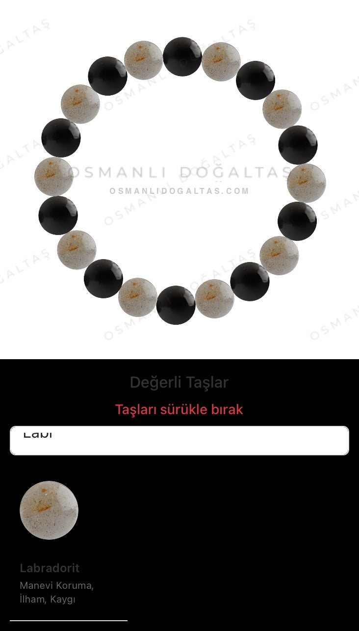 Özel Tasarım Elastik Misineli - 20 Taş - Özel Tasarım Görseli
