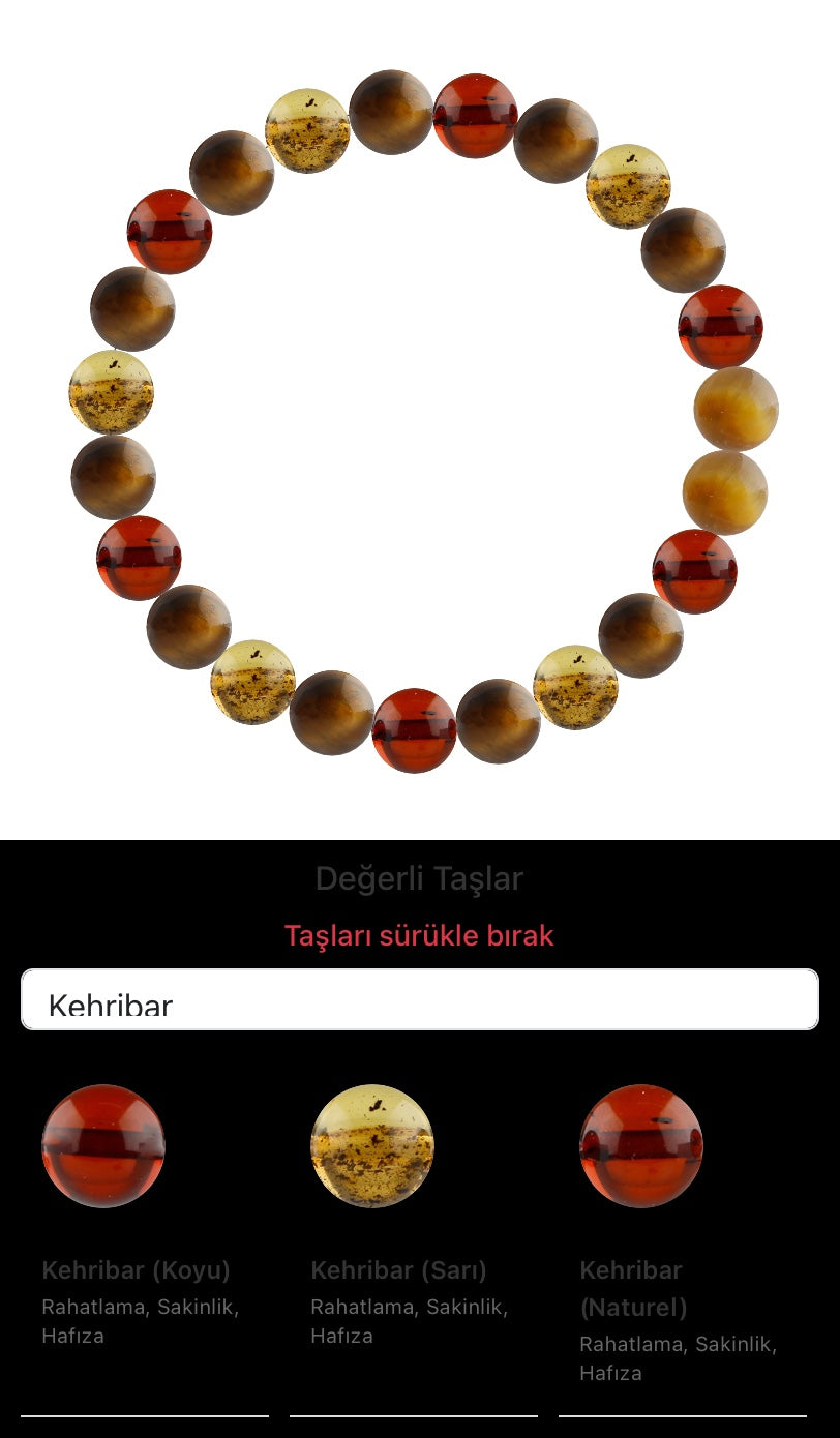 Özel Tasarım Elastik Misineli - 23 Taş - Özel Tasarım Görseli