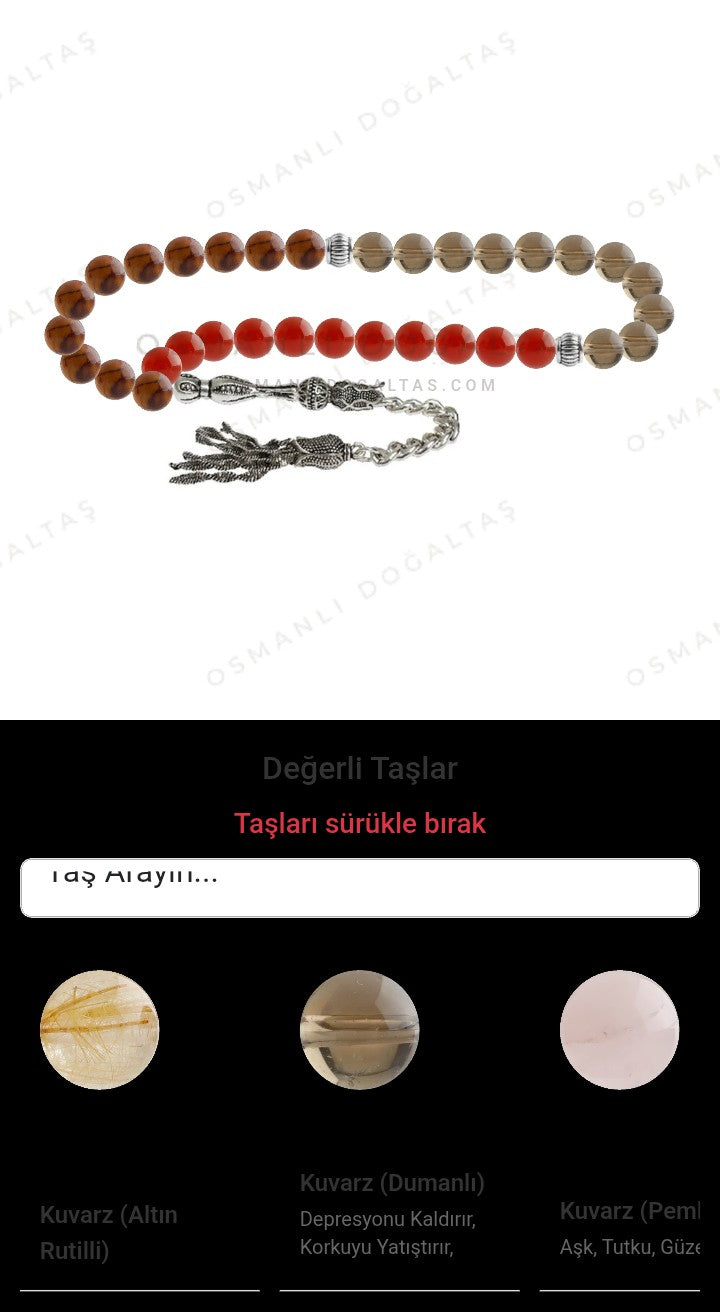 Özel Tasarım Tesbih - 33 Taş - Özel Tasarım Görseli