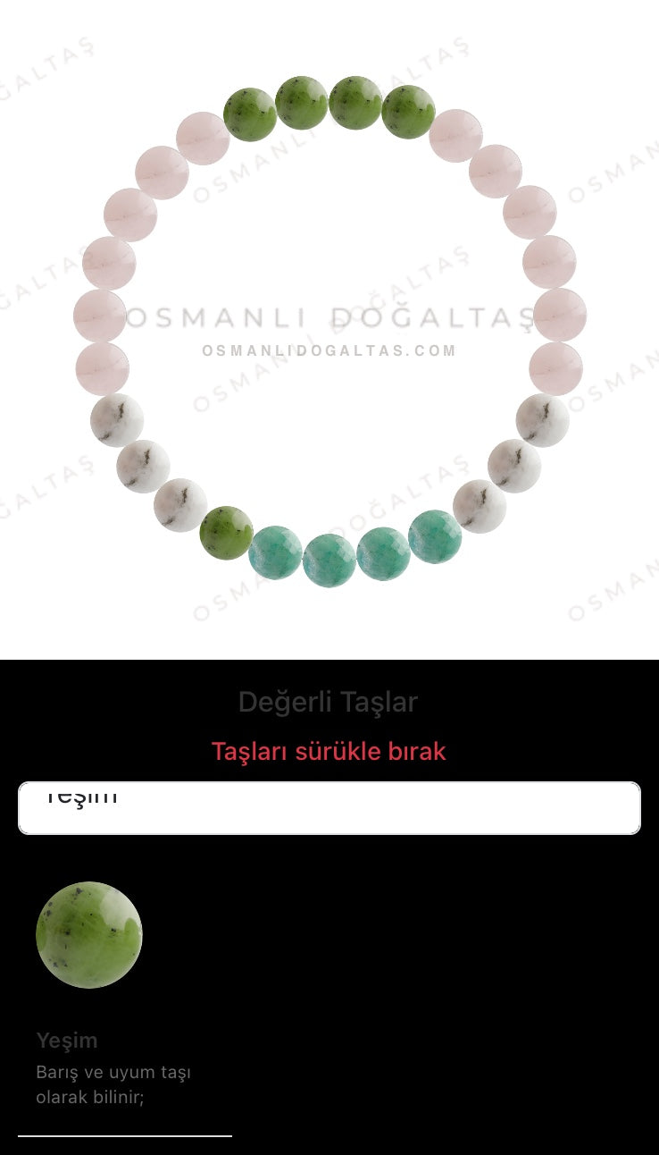 Özel Tasarım Elastik Misineli - 27 Taş - Özel Tasarım Görseli