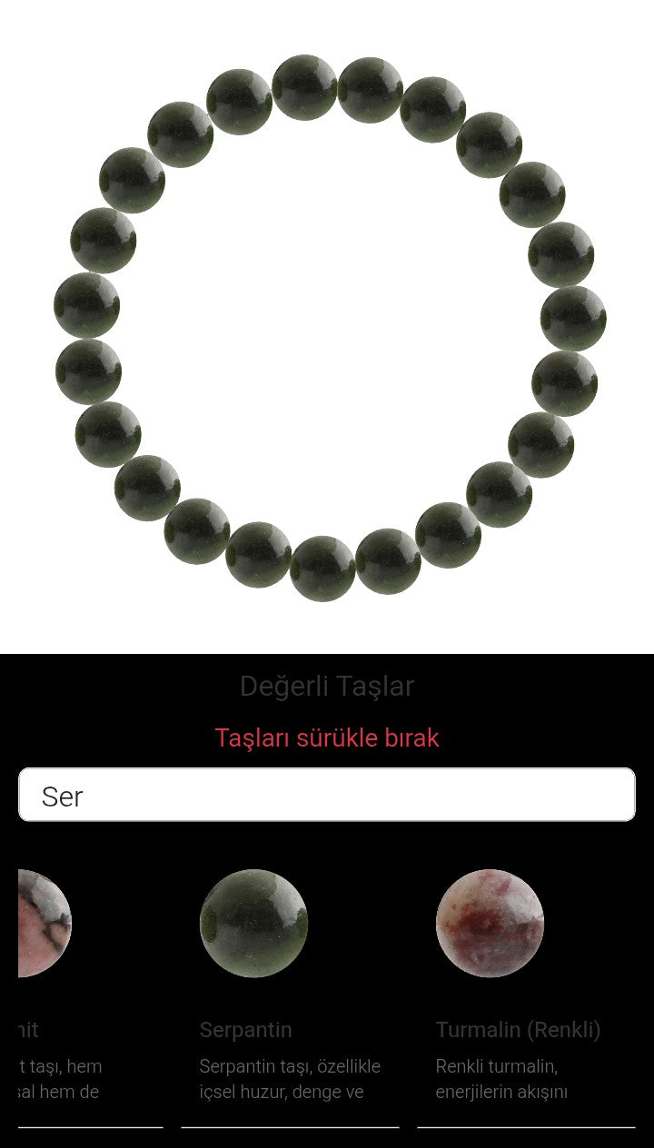 Özel Tasarım Elastik Misineli - 23 Taş - Özel Tasarım Görseli