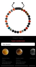 Özel Tasarım Merdiven Kapama Bileklik - 27 Taş - Özel Tasarım Görseli