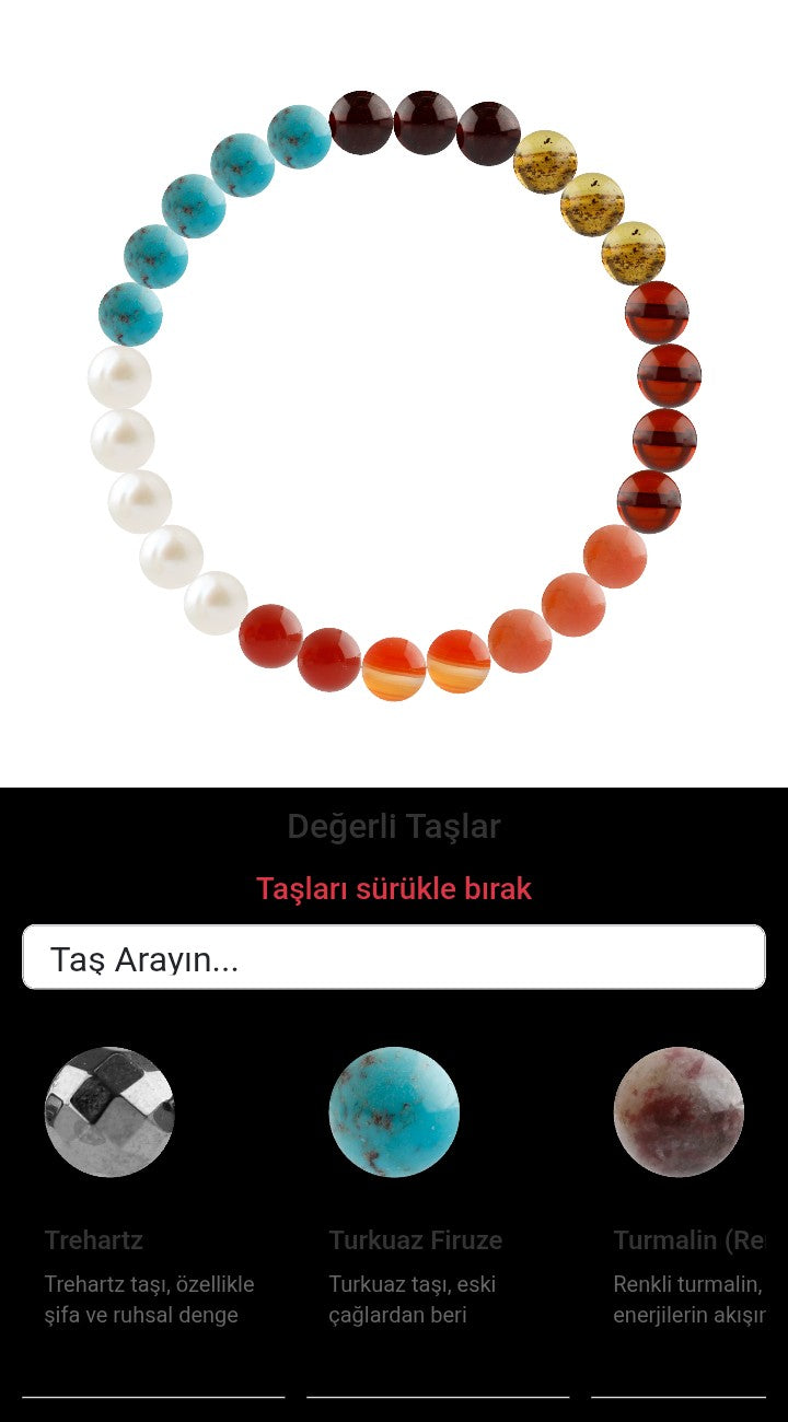 Özel Tasarım Elastik Misineli - 27 Taş - Özel Tasarım Görseli