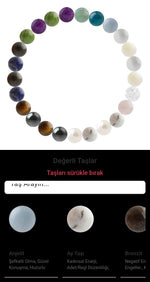 Özel Tasarım Elastik Misineli - 25 Taş - Özel Tasarım Görseli