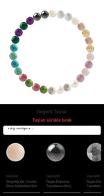 Özel Tasarım Elastik Misineli - 30 Taş - Özel Tasarım Görseli