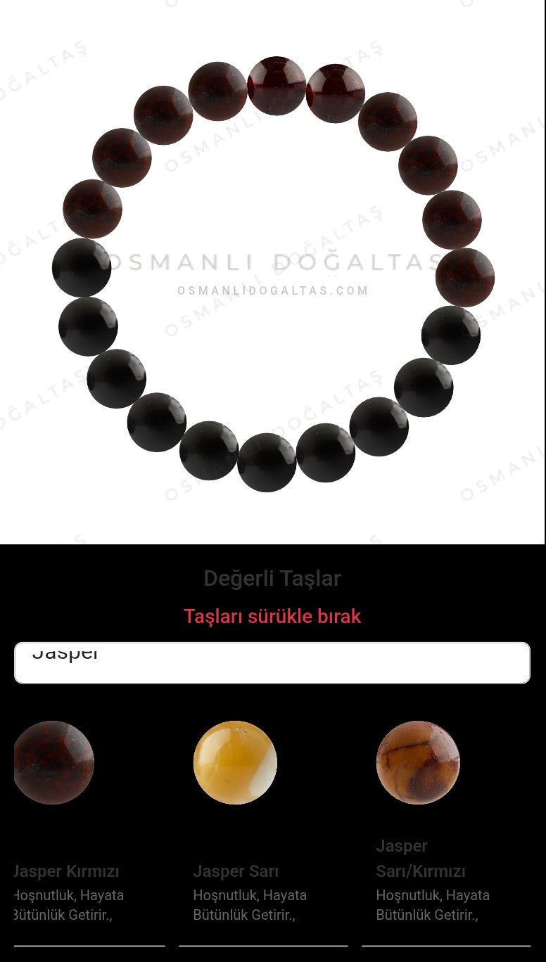 Özel Tasarım Elastik Misineli - 20 Taş - Özel Tasarım Görseli